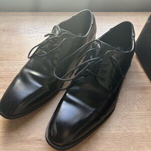 Alfani Seth Black Lace-Up Oxfords Dress Shoes Men's Size 11M